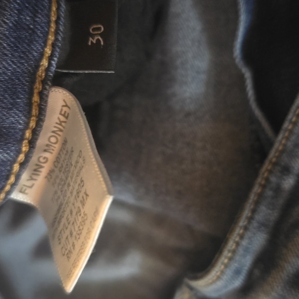 Flying Monkey Dark Blue Skinny Jeans - Picture 3 of 8